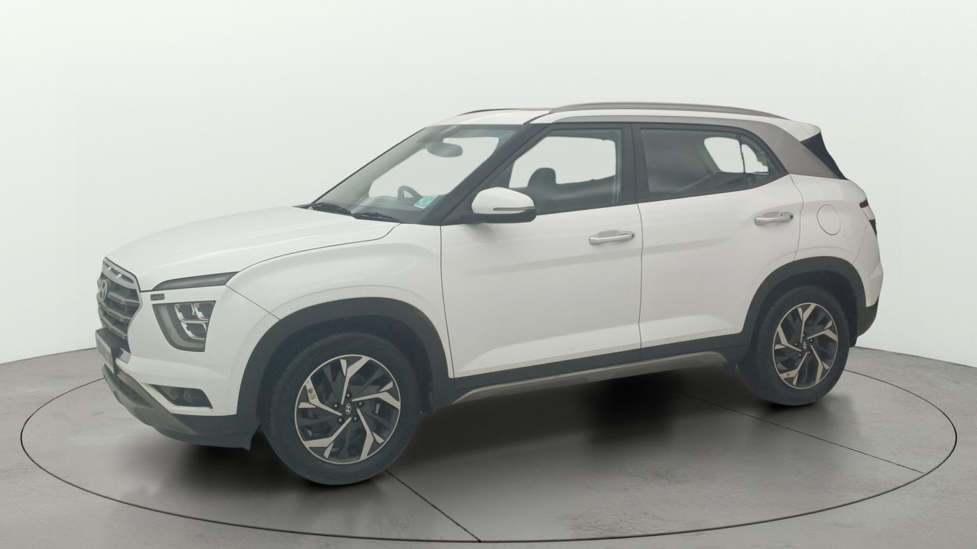 2021 Hyundai Creta SX (O) IVT 1.5 PETROL, Petrol, Automatic, 68,510 km, Left Front Diagonal