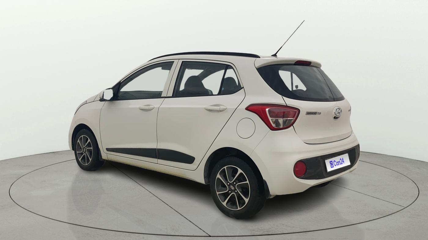 2018 Hyundai Grand i10 SPORTZ AT 1.2 KAPPA VTVT, Petrol, Automatic, 27,517 km, Left Back Diagonal