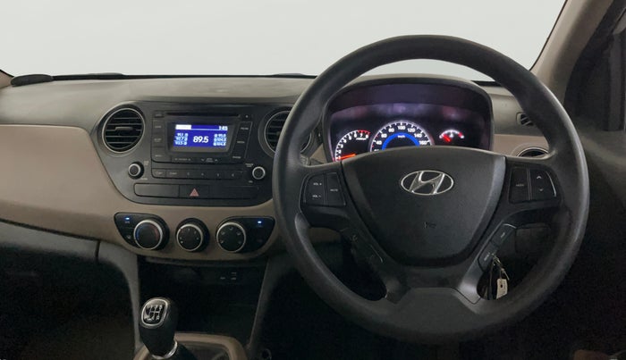 2015 Hyundai Grand i10 SPORTZ 1.2 KAPPA VTVT, Petrol, Manual, 53,416 km, Steering Wheel Close Up