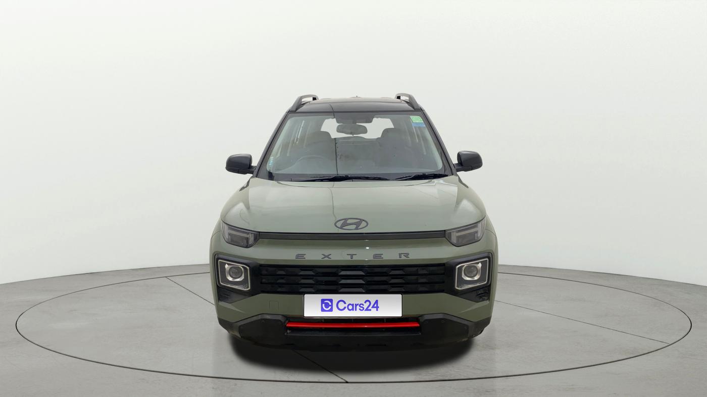 2024 Hyundai EXTER SX (O) Connect 1.2 AMT Knight Edition, Petrol, Automatic, 4,295 km, Front