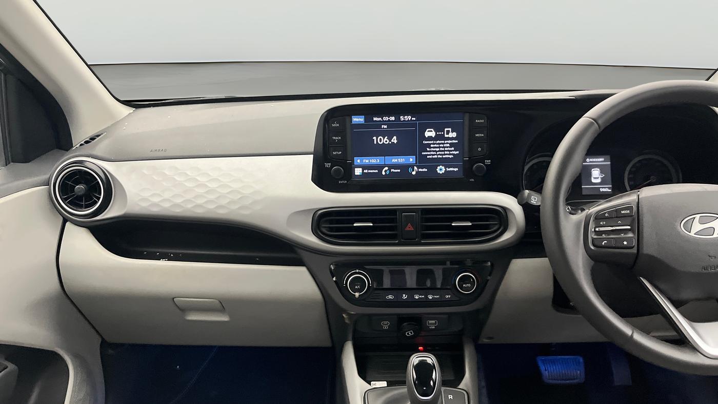 2025 Hyundai GRAND I10 NIOS ASTA AMT 1.2 KAPPA VTVT, Petrol, Automatic, 5,440 km, Air Conditioner