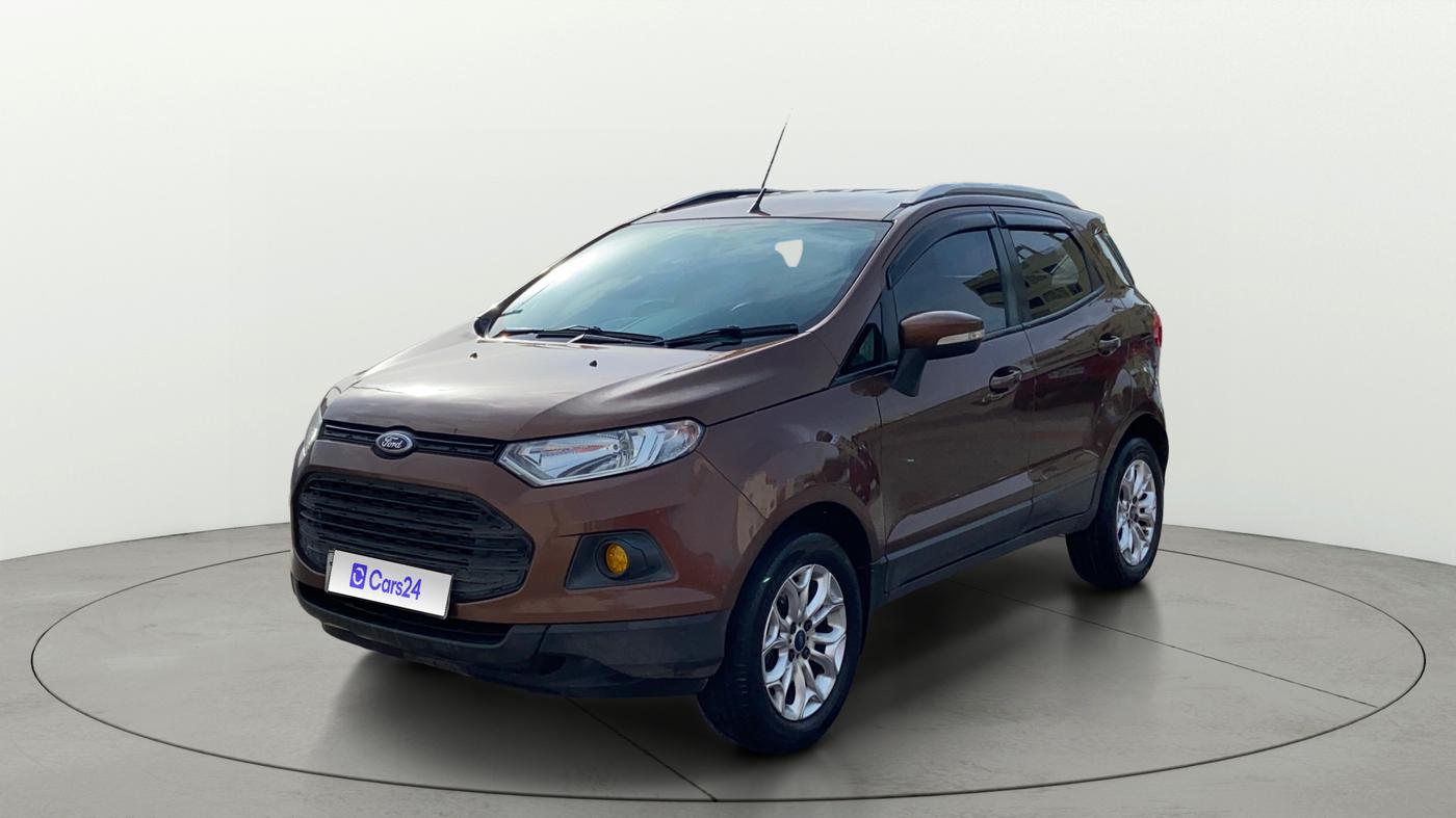 2017 Ford Ecosport TITANIUM 1.5L DIESEL, Diesel, Manual, 1,03,873 km, Left Front Diagonal