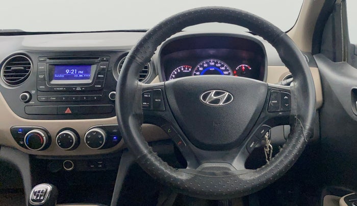 2016 Hyundai Grand i10 SPORTZ 1.2 KAPPA VTVT, Petrol, Manual, 63,008 km, Steering Wheel Close Up