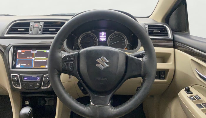 2018 Maruti Ciaz ALPHA  AT 1.4  PETROL, Petrol, Automatic, 83,072 km, Steering Wheel Close Up