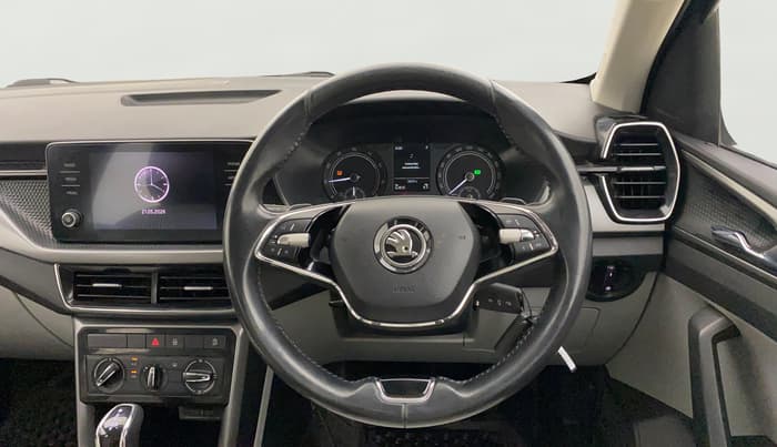 2022 Skoda KUSHAQ AMBITION 1.0L TSI AT, Petrol, Automatic, 62,833 km, Steering Wheel Close Up