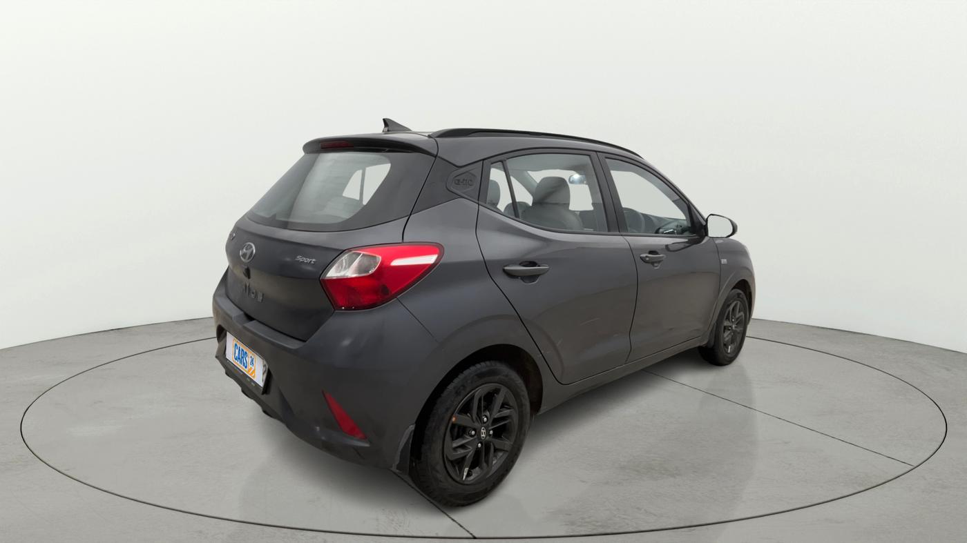 2021 Hyundai GRAND I10 NIOS SPORTZ AMT 1.2 KAPPA VTVT, Petrol, Automatic, 46,657 km, Right Back Diagonal