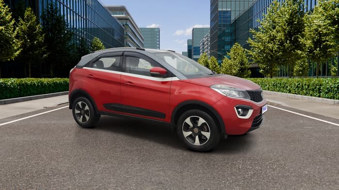2017 Tata NEXON XZ PLUS PETROL DUAL TONE, Petrol, Manual, 53,489 km, Right Front Diagonal