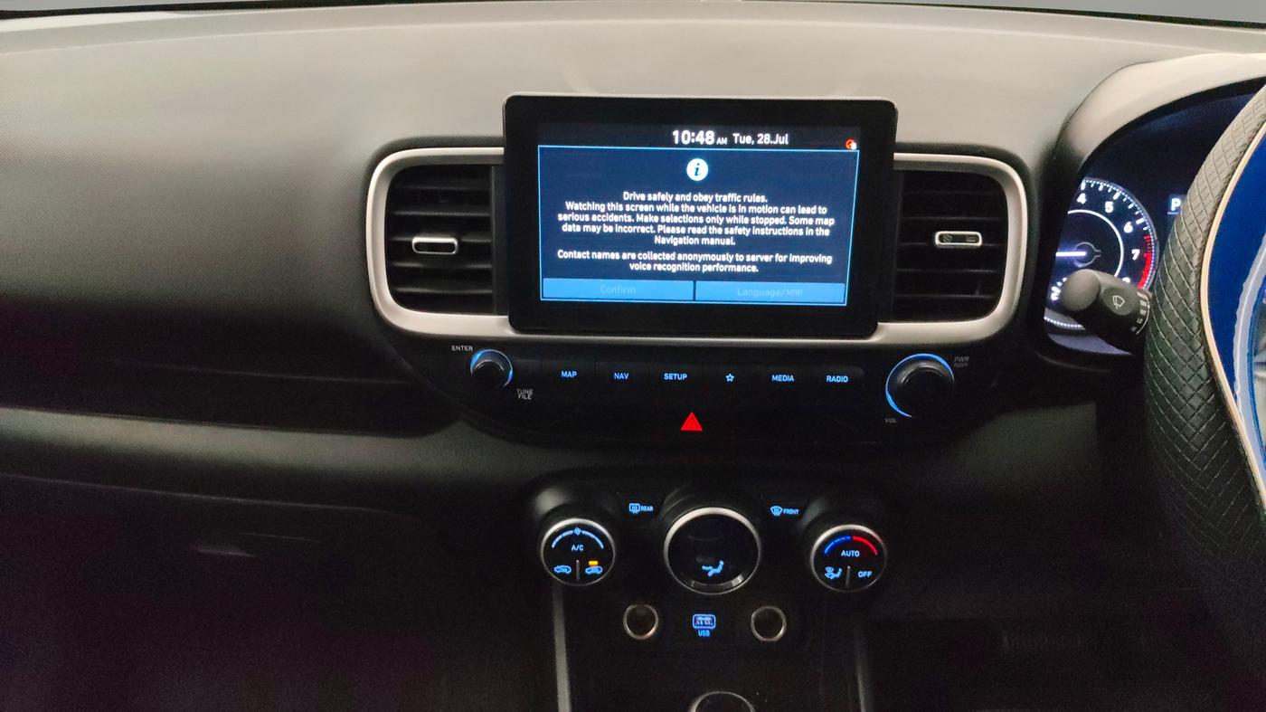 2021 Hyundai VENUE SX PLUS 1.0 TURBO DCT, Petrol, Automatic, 72,129 km, Air Conditioner