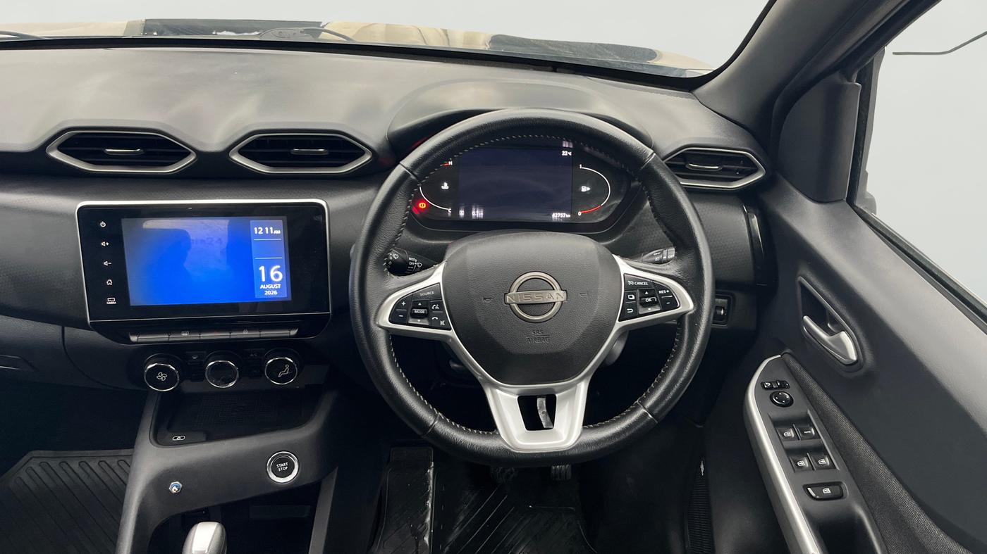 2022 Nissan MAGNITE XV PREMIUM TURBO CVT, Petrol, Automatic, 42,756 km, Steering Wheel Close Up