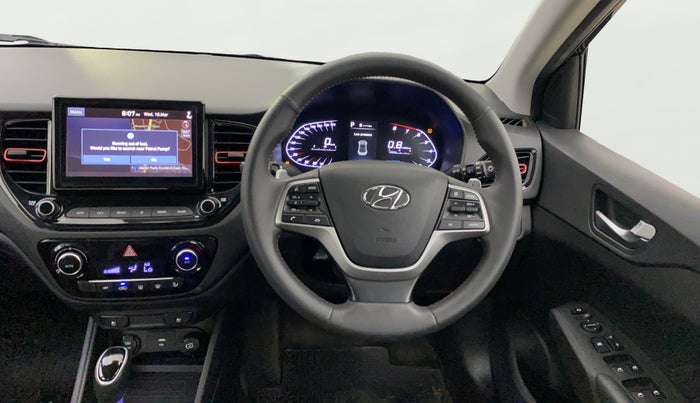 2021 Hyundai Verna SX (O) 1.0 TURBO DCT, Petrol, Automatic, 19,469 km, Steering Wheel Close Up