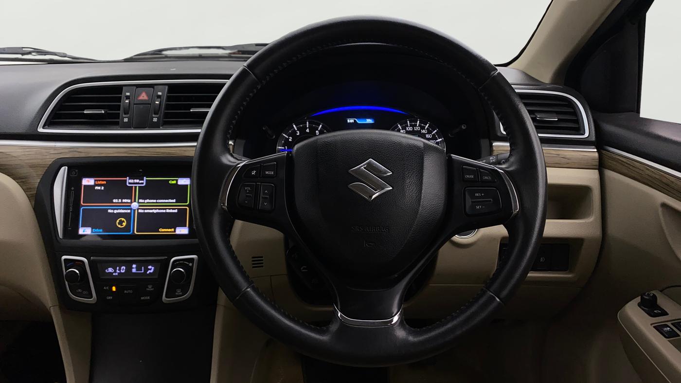 2019 Maruti Ciaz ALPHA 1.5 SHVS PETROL, Petrol, Manual, 40,966 km, Steering Wheel Close Up