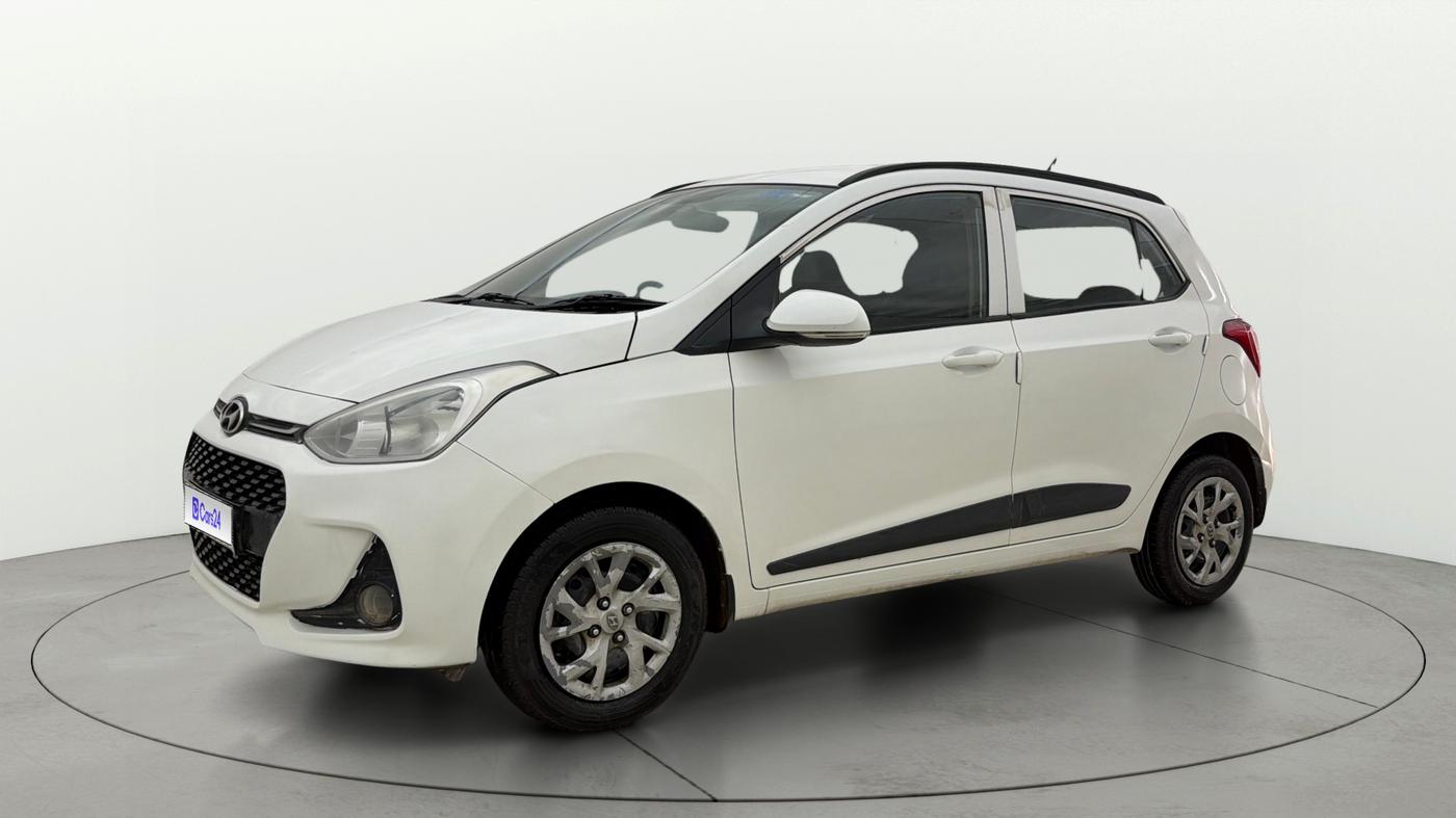 2018 Hyundai Grand i10 SPORTZ 1.2 KAPPA VTVT, CNG, Manual, 89,037 km, Left Front Diagonal