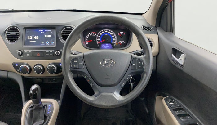 2017 Hyundai Grand i10 SPORTZ (O) AT 1.2 KAPPA VTVT, Petrol, Automatic, 9,340 km, Steering Wheel Close Up