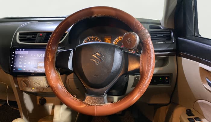 2014 Maruti Swift Dzire VXI, Petrol, Manual, 58,100 km, Steering Wheel Close Up