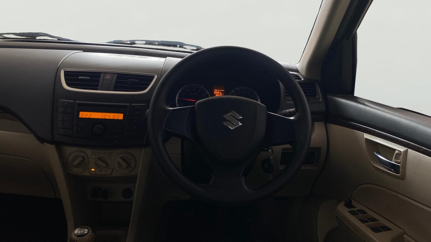 2014 Maruti Swift Dzire VXI, Petrol, Manual, 66,910 km, Steering Wheel Close Up