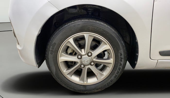 2016 Hyundai Grand i10 ASTA (O) 1.2 KAPPA VTVT, Petrol, Manual, 28,183 km, Left Front Wheel