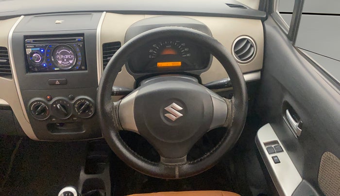 2013 Maruti Wagon R 1.0 LXI, Petrol, Manual, 89,279 km, Steering Wheel Close Up