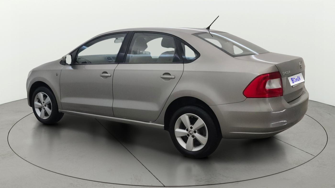 2014 Skoda Rapid ELEGANCE 1.6 MPI AT, Petrol, Automatic, 85,483 km, Left Back Diagonal