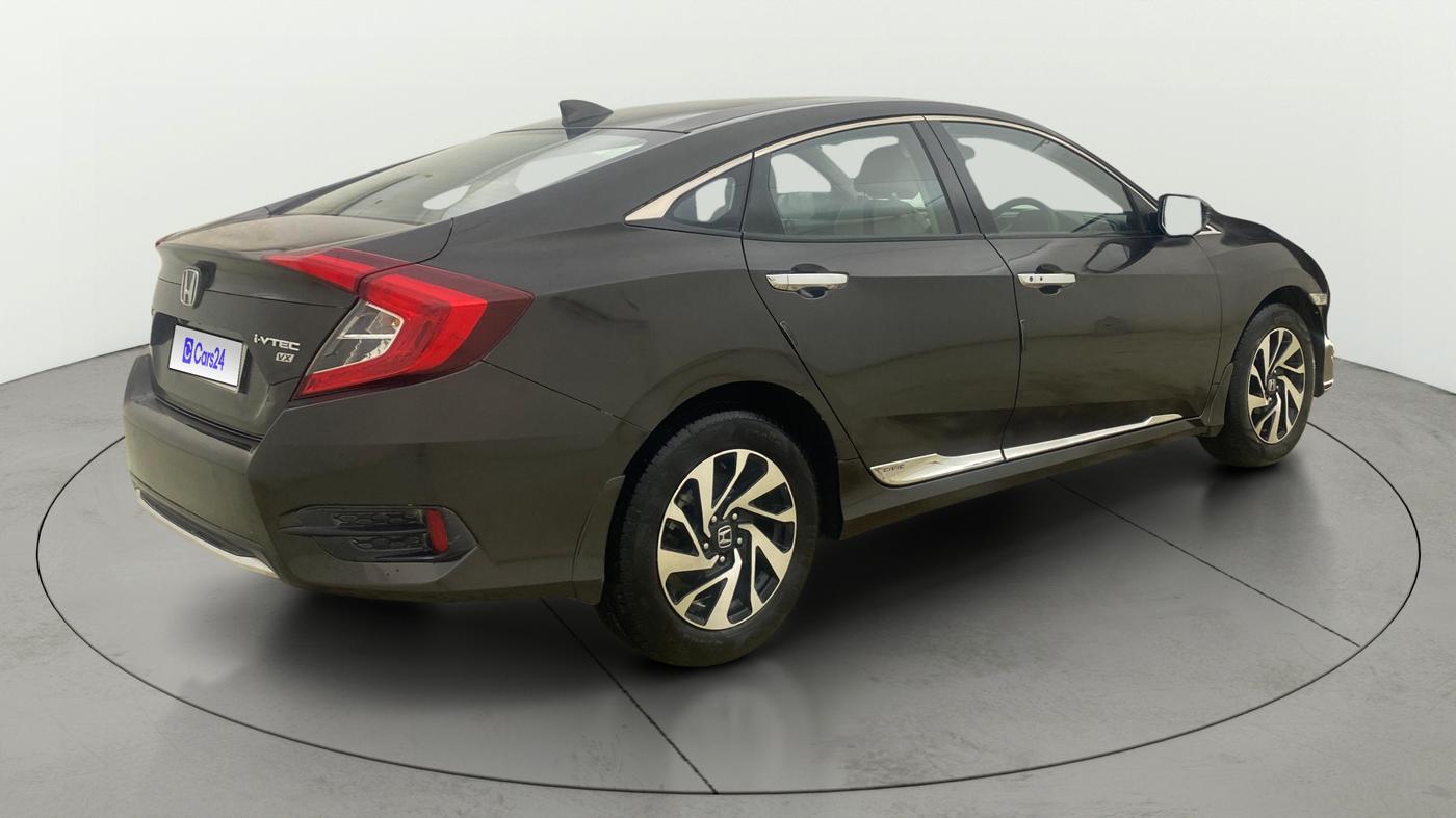 2019 Honda Civic 1.8L I-VTEC VX CVT, Petrol, Automatic, 1,21,657 km, Right Back Diagonal