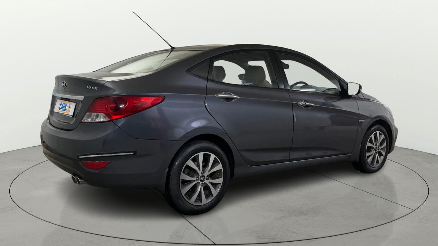 2014 Hyundai Verna FLUIDIC 1.6 VTVT SX, Petrol, Manual, 65,115 km, Right Back Diagonal