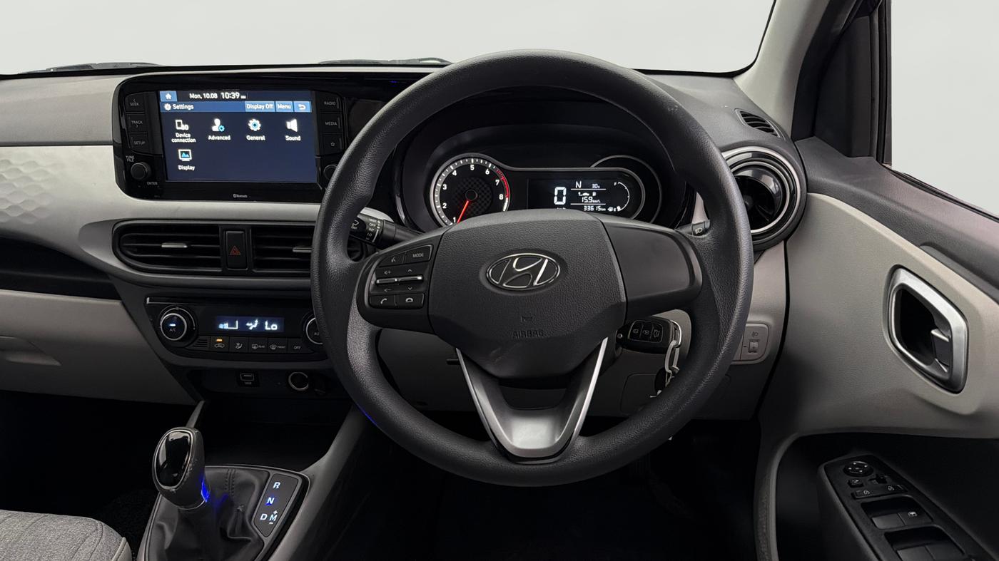 2021 Hyundai GRAND I10 NIOS SPORTZ AMT 1.2 KAPPA VTVT, Petrol, Automatic, 33,550 km, Steering Wheel Close Up