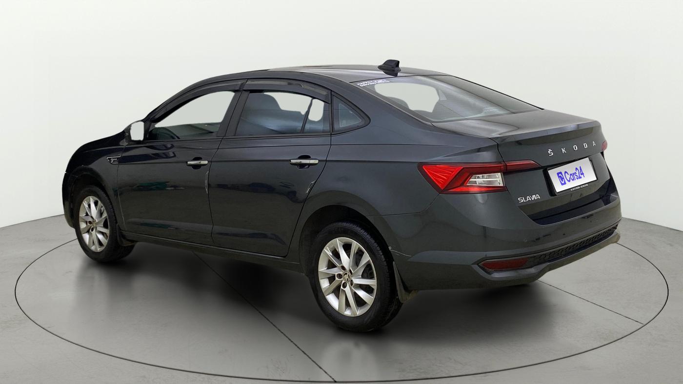 2024 Skoda SLAVIA AMBITION 1.0L TSI AT, Petrol, Automatic, 28,510 km, Left Back Diagonal