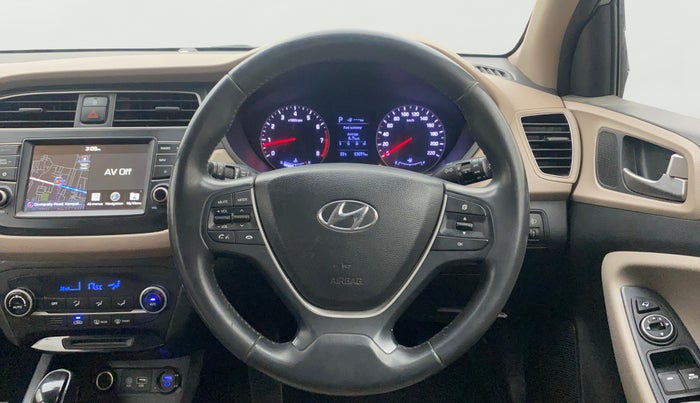 2019 Hyundai Elite i20 ASTA (O) CVT, Petrol, Automatic, 53,050 km, Steering Wheel Close Up