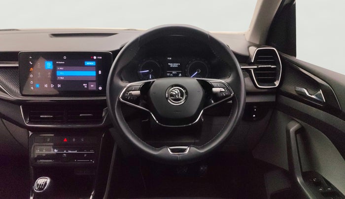 2021 Skoda KUSHAQ STYLE 1.0L TSI MT, Petrol, Manual, 40,478 km, Steering Wheel Close Up