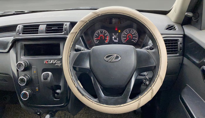 2017 Mahindra KUV 100 NXT K2 P 6 STR, Petrol, Manual, 71,972 km, Steering Wheel Close Up
