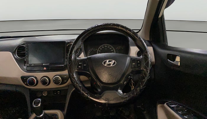 2016 Hyundai Grand i10 SPORTZ 1.2 KAPPA VTVT, Petrol, Manual, 61,854 km, Steering Wheel Close Up