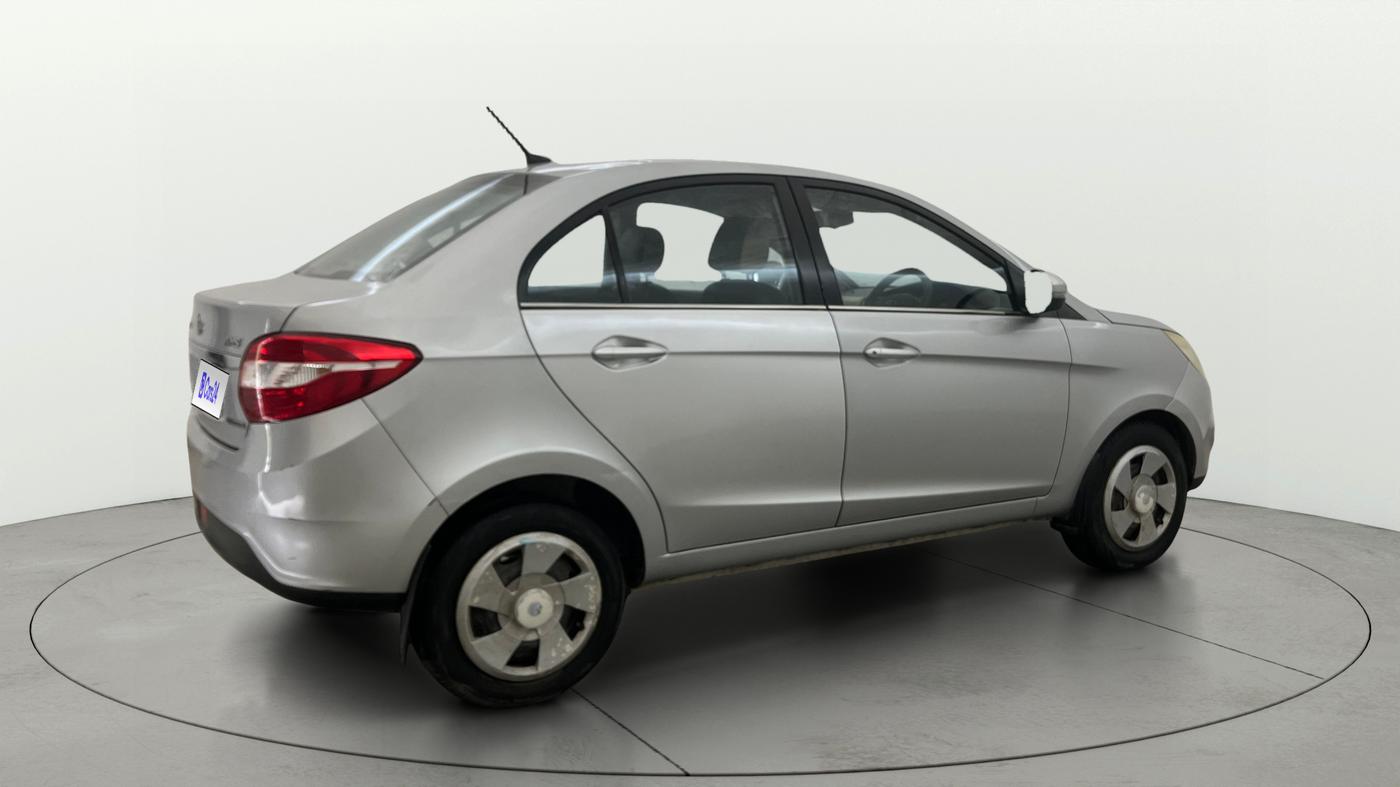2015 Tata Zest XMS PETROL, Petrol, Manual, 75,897 km, Right Back Diagonal