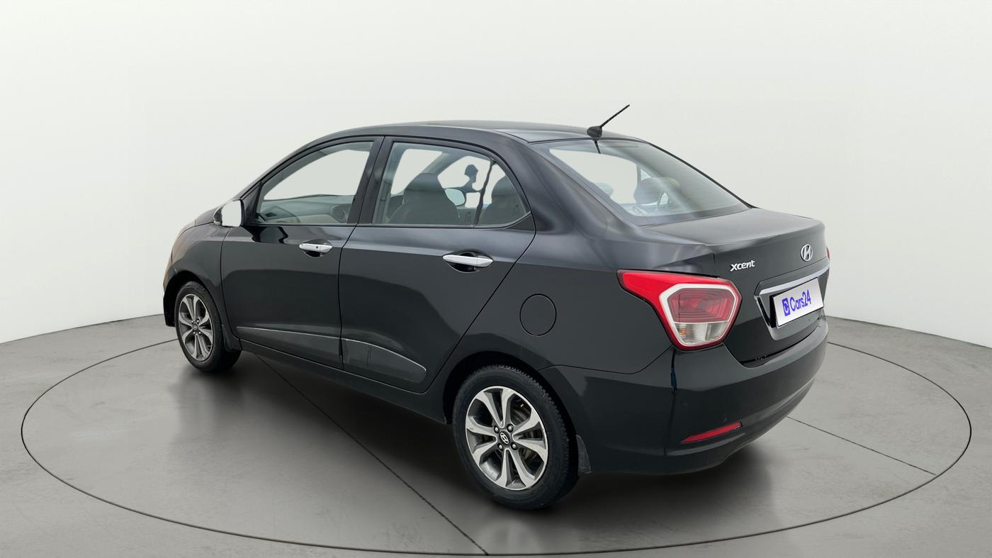 2015 Hyundai Xcent SX 1.2, Petrol, Manual, 1,18,950 km, Left Back Diagonal