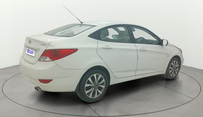 2014 Hyundai Verna FLUIDIC 1.6 VTVT SX AT, Petrol, Automatic, 1,04,225 km, Right Back Diagonal