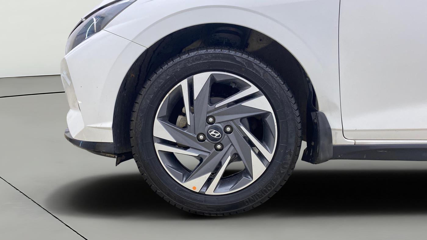 2021 Hyundai NEW I20 Asta (O) 1.0 Turbo DCT Dual Tone, Petrol, Automatic, 58,948 km, Left Front Wheel