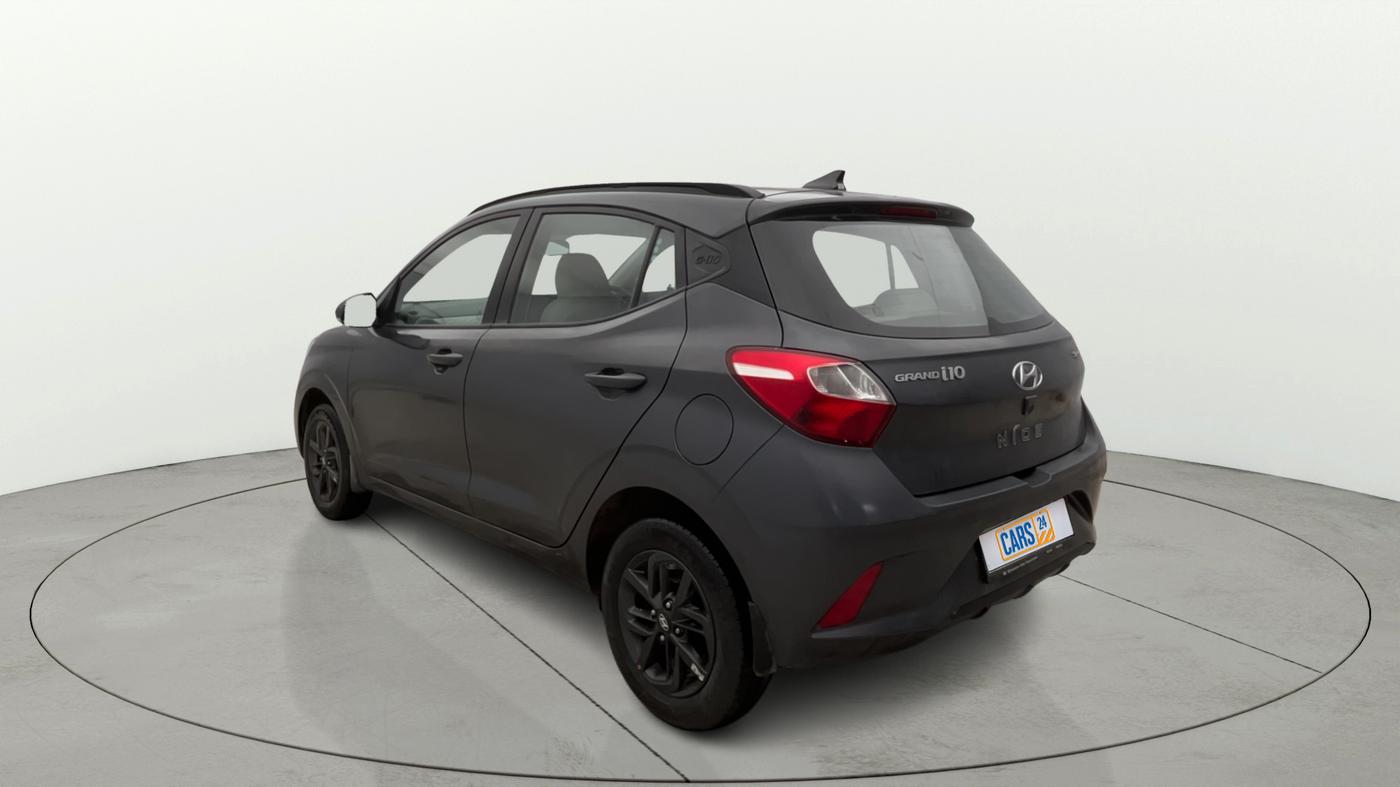 2021 Hyundai GRAND I10 NIOS SPORTZ AMT 1.2 KAPPA VTVT, Petrol, Automatic, 46,657 km, Left Back Diagonal