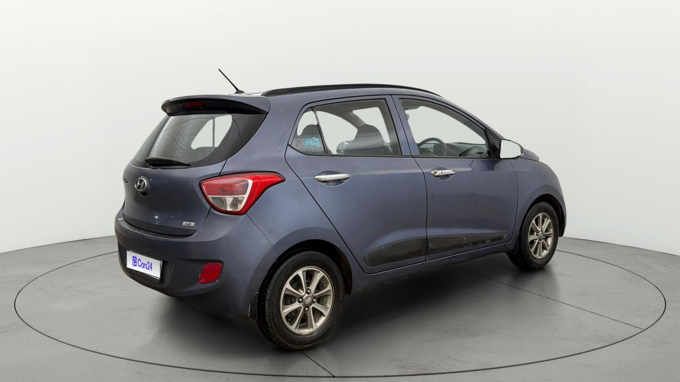 2015 Hyundai Grand i10 ASTA (O) 1.2 KAPPA VTVT, Petrol, Manual, 75,924 km, Right Back Diagonal
