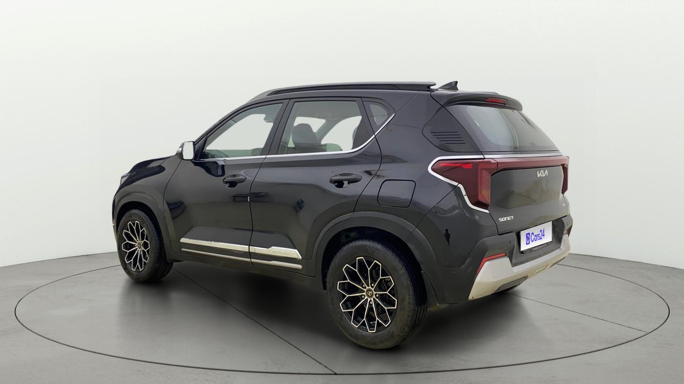 2024 KIA SONET HTX 1.5 AT, Diesel, Automatic, 61,870 km, Left Back Diagonal