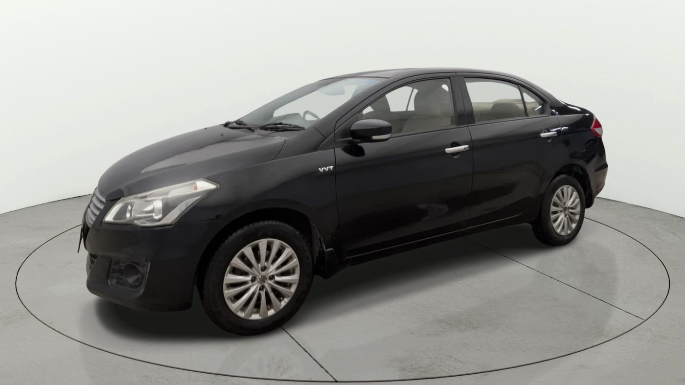 2014 Maruti Ciaz ZXI, Petrol, Manual, 76,034 km, Left Front Diagonal