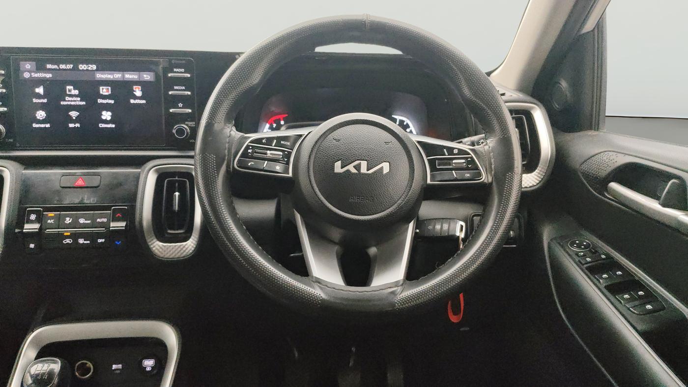 2023 KIA SONET HTK PLUS 1.2, Petrol, Manual, 40,982 km, Steering Wheel Close Up