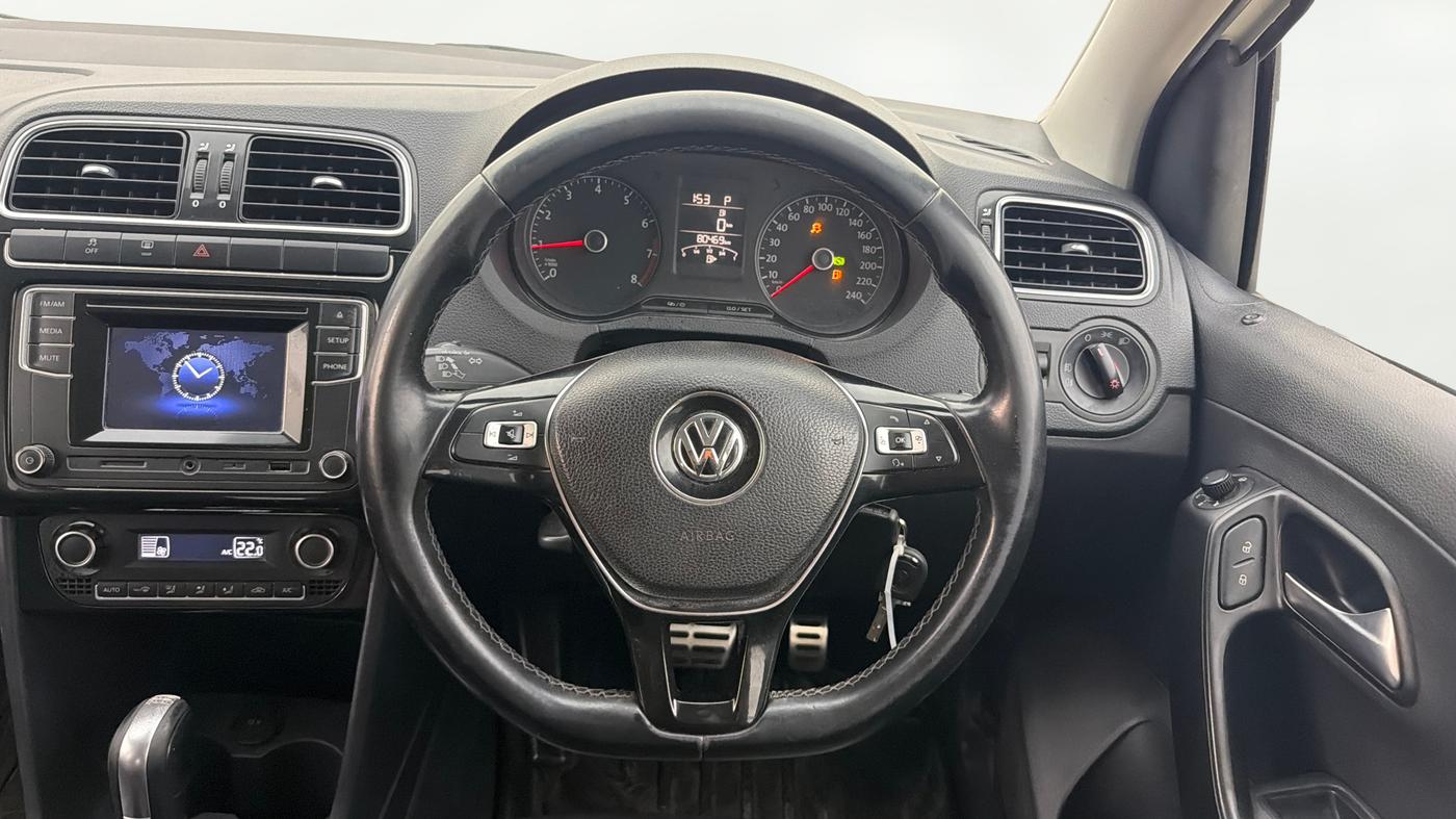 2016 Volkswagen Polo GT TSI AT, Petrol, Automatic, 80,459 km, Steering Wheel Close Up