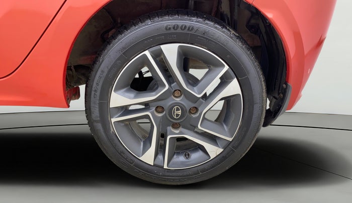 2021 Tata Tiago XZA PLUS PETROL, Petrol, Automatic, 8,580 km, Left Rear Wheel