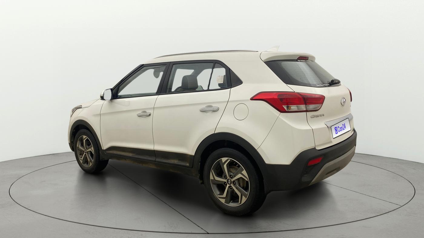 2018 Hyundai Creta SX PLUS AT 1.6 PETROL, Petrol, Automatic, 25,160 km, Left Back Diagonal