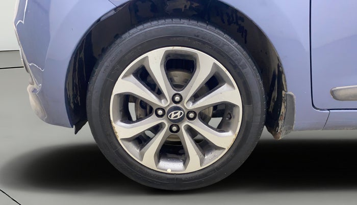 2015 Hyundai Xcent SX AT 1.2 (O), Petrol, Automatic, 80,603 km, Left Front Wheel