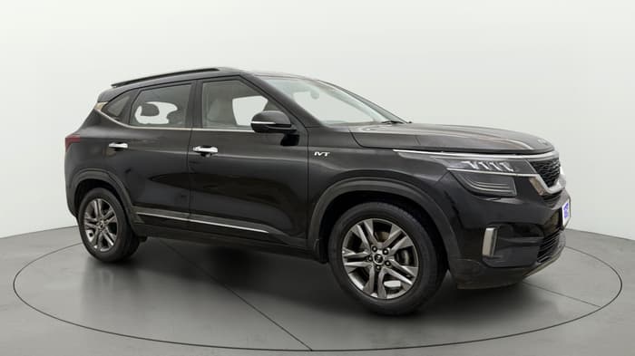 2020 KIA SELTOS HTX IVT 1.5 PETROL, Petrol, Automatic, 48,920 km, Right Front Diagonal