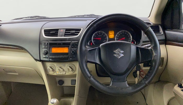 2015 Maruti Swift Dzire VXI, Petrol, Manual, 49,860 km, Steering Wheel Close Up