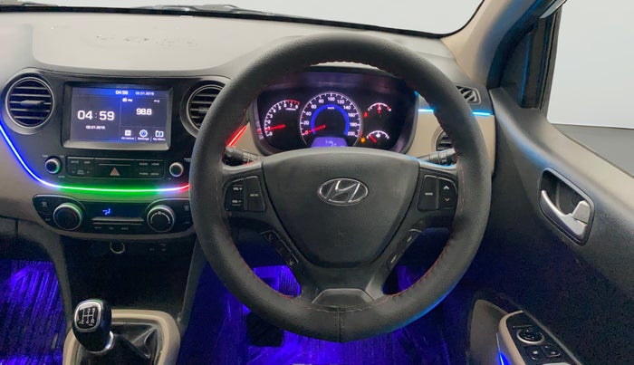 2017 Hyundai Grand i10 ASTA 1.2 KAPPA VTVT, Petrol, Manual, 71,876 km, Steering Wheel Close Up