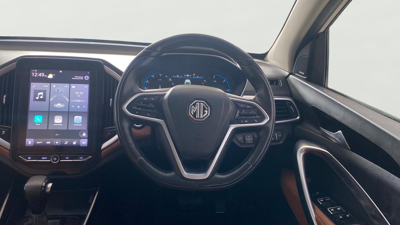 2021 MG HECTOR PLUS SHARP 1.5 PETROL TURBO DCT 6-STR, Petrol, Automatic, 63,454 km, Steering Wheel Close Up