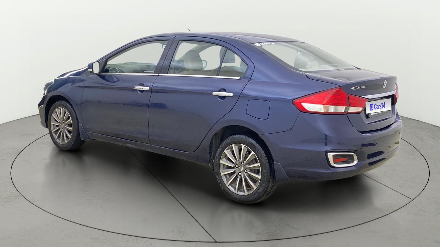 2019 Maruti Ciaz ALPHA  AT 1.5 SHVS PETROL, Petrol, Automatic, 36,500 km, Left Back Diagonal