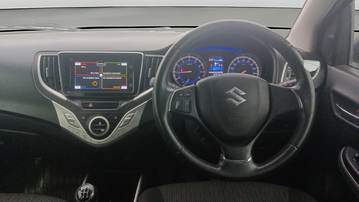2018 Maruti Baleno ALPHA PETROL 1.2, Petrol, Manual, 62,113 km, Steering Wheel Close Up