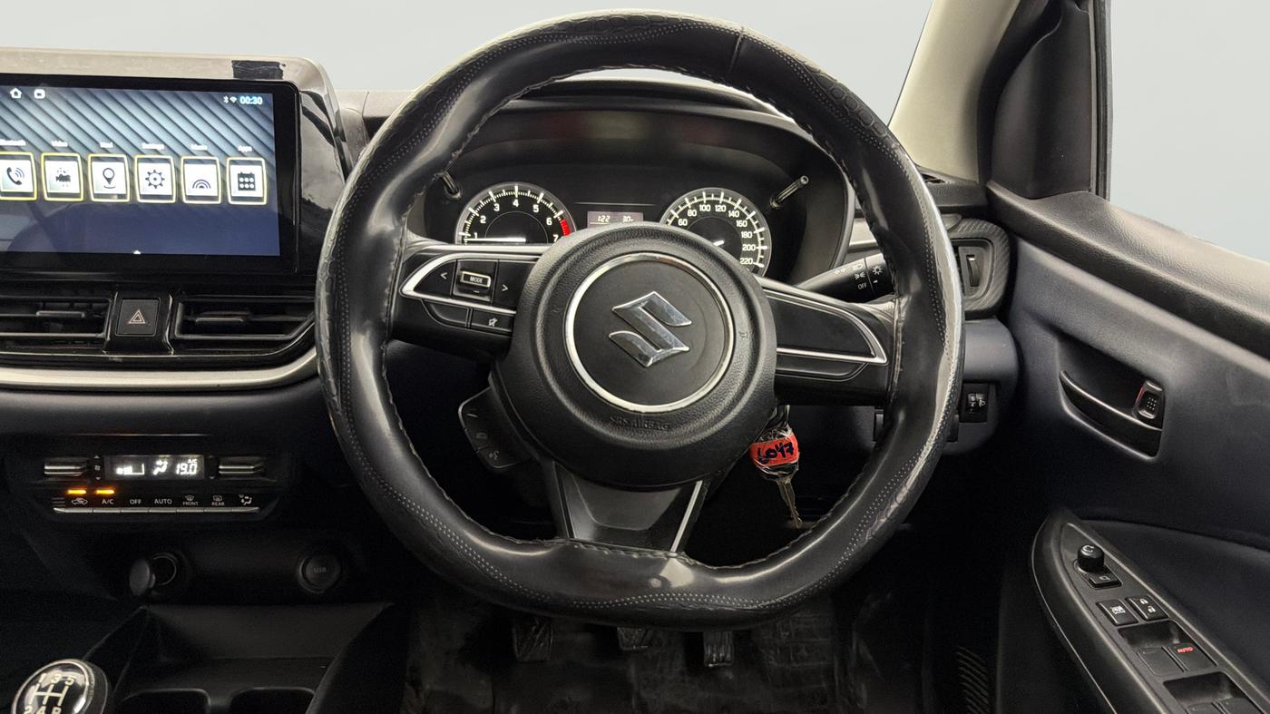 2022 Maruti Baleno DELTA PETROL 1.2, Petrol, Manual, 74,092 km, Steering Wheel Close Up